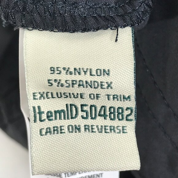 L.L. Bean Cargo Trail Shorts Women's Plus Size 22W Black Stretch Hiking Outdoor - Picture 9 of 10